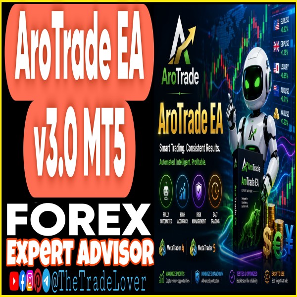 AroTrade EA v3.0 MT5 (Works on Build 5836) | Forex Robot | MT5 Expert Advisor - The Trade Lovers