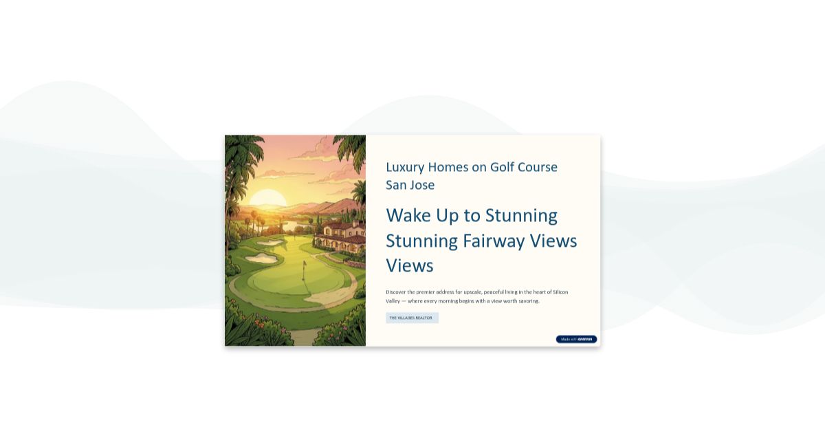Luxury Homes on Golf Course San Jose  : simplebooklet.com
