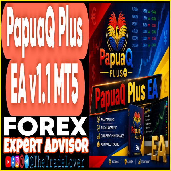 PapuaQ Plus EA v1.1 MT5 (Works on Build 5836) | Forex Robot | MT5 Expert Advisor - The Trade Lovers