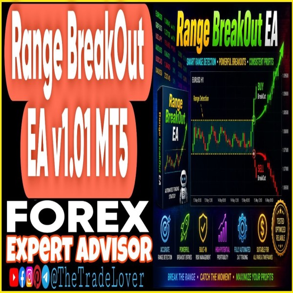 Range BreakOut EA v1.01 MQ5 Source Code (Works on Build 5836) | Forex Robot | MT5 Expert Advisor - The Trade Lovers