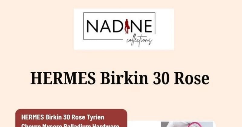 HERMES Birkin 30 Rose