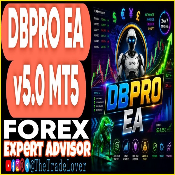 DBPRO EA v5.0 MT5 (Works on Build 6061) | Forex Robot | MT5 Expert Advisor - The Trade Lovers
