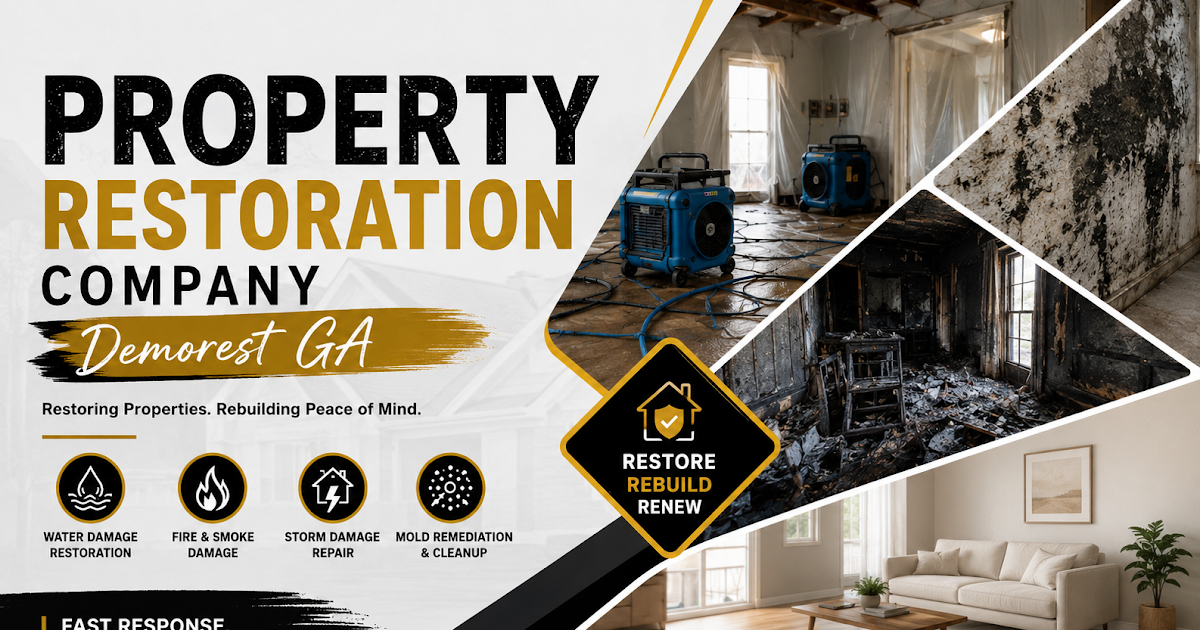 Why Choose the Best Property Restoration Company Demorest GA for Complete Home & Business Recovery
