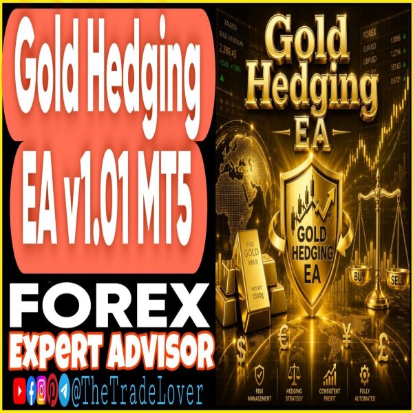 Gold Hedging EA v1.01 MT5 (Works on Build 5836) | Forex Robot | MT5 Expert Advisor - The Trade Lovers