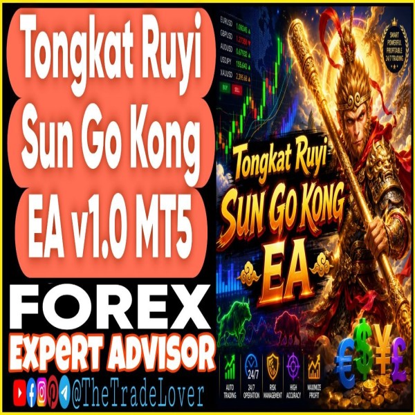 Tongkat Ruyi Sun Go Kong EA v1.0 MT5 (Works on Build 5836) | Forex Robot | MT5 Expert Advisor - The Trade Lovers