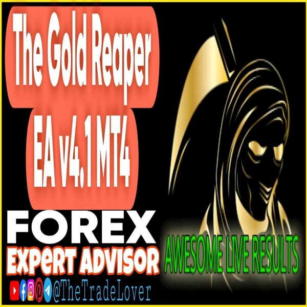 The Gold Reaper EA v4.1 MT4 + Presets (Works on Build 1471) | Forex Robot | MT4 Expert Advisor - The Trade Lovers