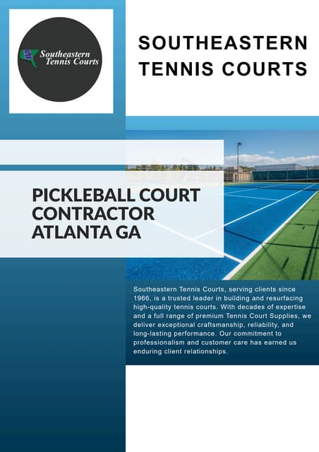 Leading Pickleball Court Contractors in Good Demand as Projects Volume Growing Exponentially in Atlanta.pdf