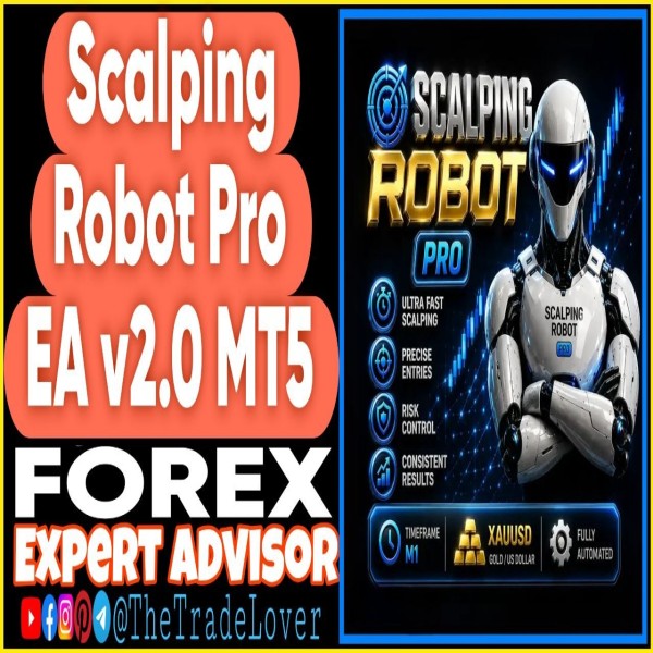 Scalping Robot Pro EA v2.0 MT5 + Presets (Works on Build 5836) | Forex Robot | MT5 Expert Advisor - The Trade Lovers