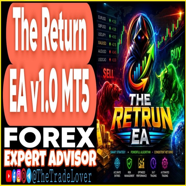 The Return EA v1.0 MT5 (Works on Build 5836) | Forex Robot | MT5 Expert Advisor - The Trade Lovers