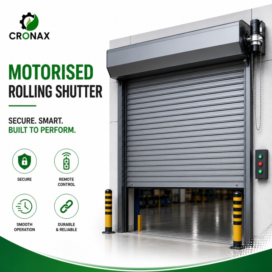 Key Benefits of Installing Motorized Rolling Shutters in Commercial Spaces – Cronax Industries