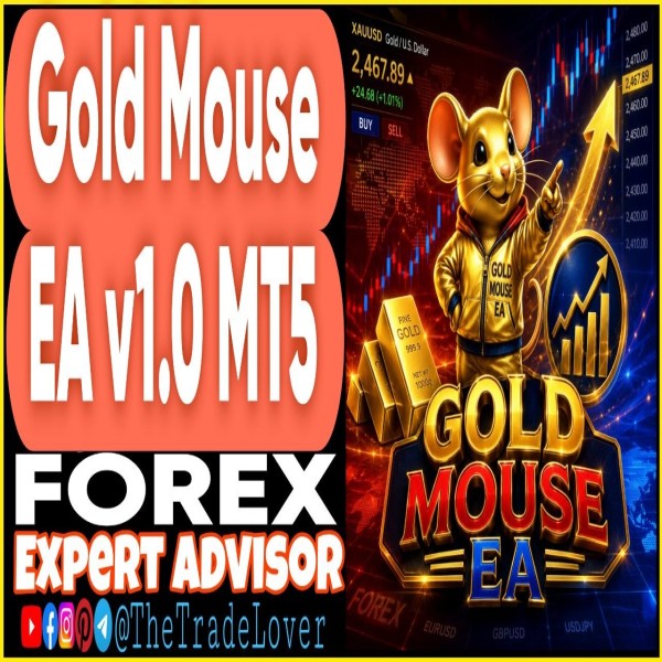 Gold Mouse EA v1.0 MT5 (Works on Build 5836) | Forex Robot | MT5 Expert Advisor - The Trade Lovers