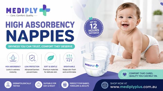What Are High Absorbency Nappies and How Do They Improve Daily Comfort? | Articles | MediPly Plus | Gan Jing World - Technology for Humanity | Video & Movie Streaming