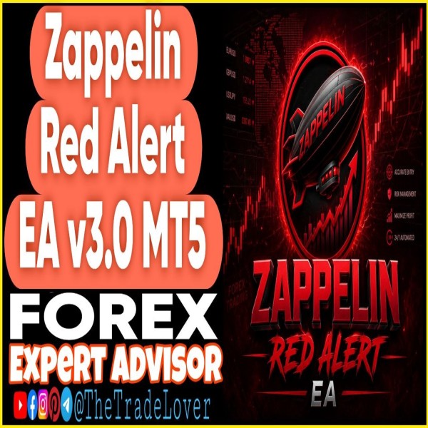 Zappelin Red Alert EA v3 MT5 (Works on Build 5836) | Forex Robot | MT5 Expert Advisor - The Trade Lovers