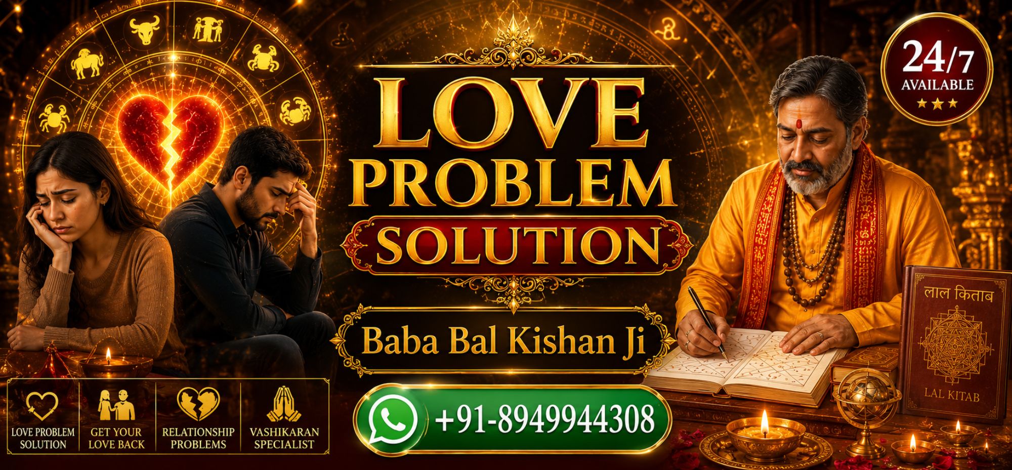 Best Love Problem Solution Astrologer: A Complete Guide to Finding the Right Astrological Help - Baba Bal Kishan Ji Astrology Services