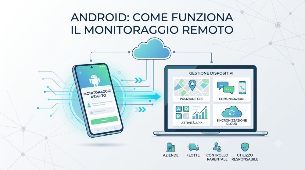 Android: Come funziona il monitoraggio remoto degli smartphone Android