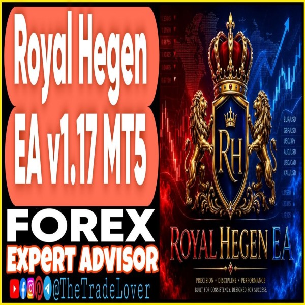 Royal Hegen EA v1.17 MT5 + Presets (Works on Build 5836) | Forex Robot | MT5 Expert Advisor - The Trade Lovers