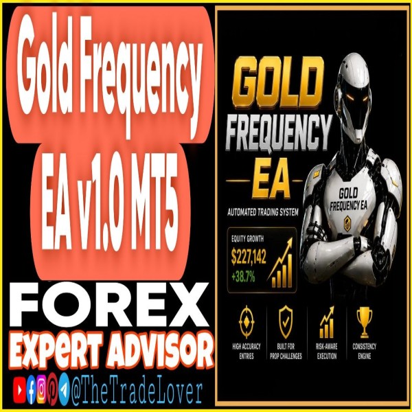 Gold Frequency EA v1.0 MT5 (Works on Build 5836) | Forex Robot | MT5 Expert Advisor - The Trade Lovers
