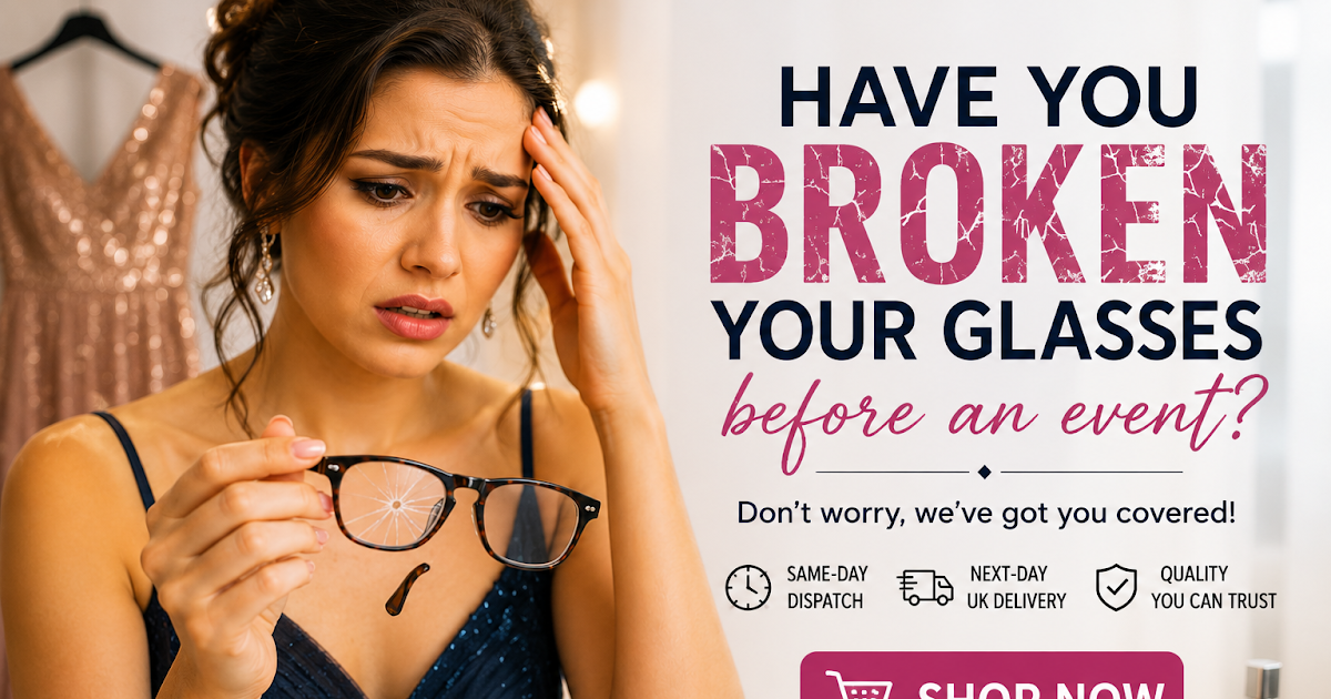Have you Broken your Glasses Before an Event?