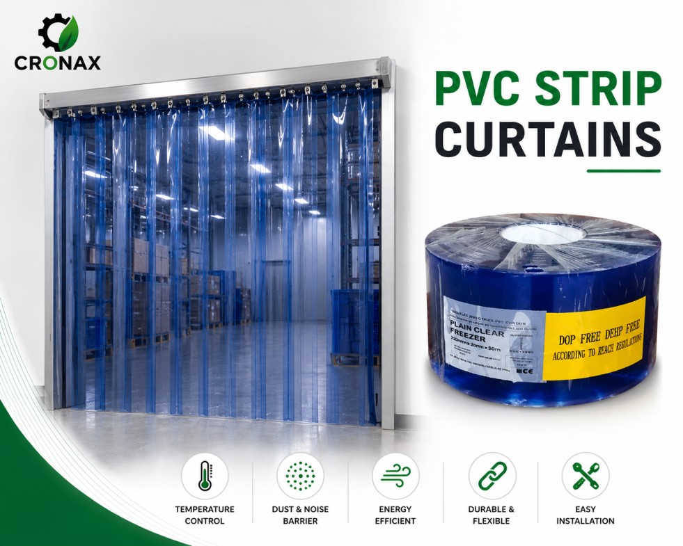 What PVC Strip Curtains Do and Why Bangalore Businesses Use Them – Cronax Industries