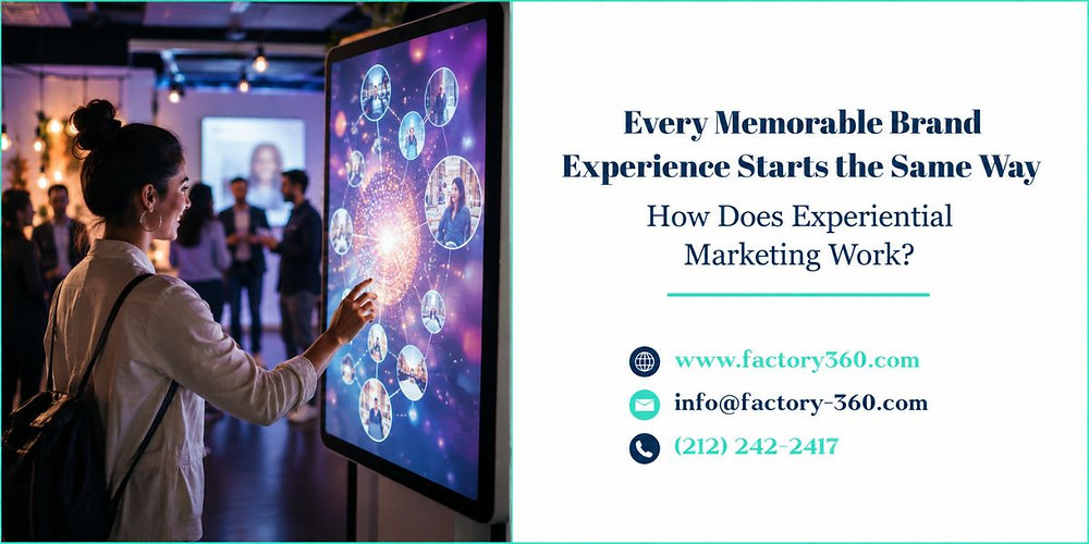 Every Memorable Brand Experience Starts the Same Way How Does Experiential Marketing Work?