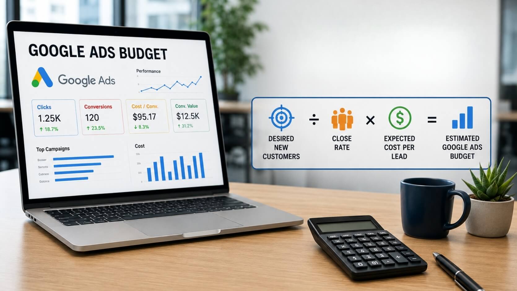 Stop Guessing Your Google Ads Budget. Use This Formula Instead.