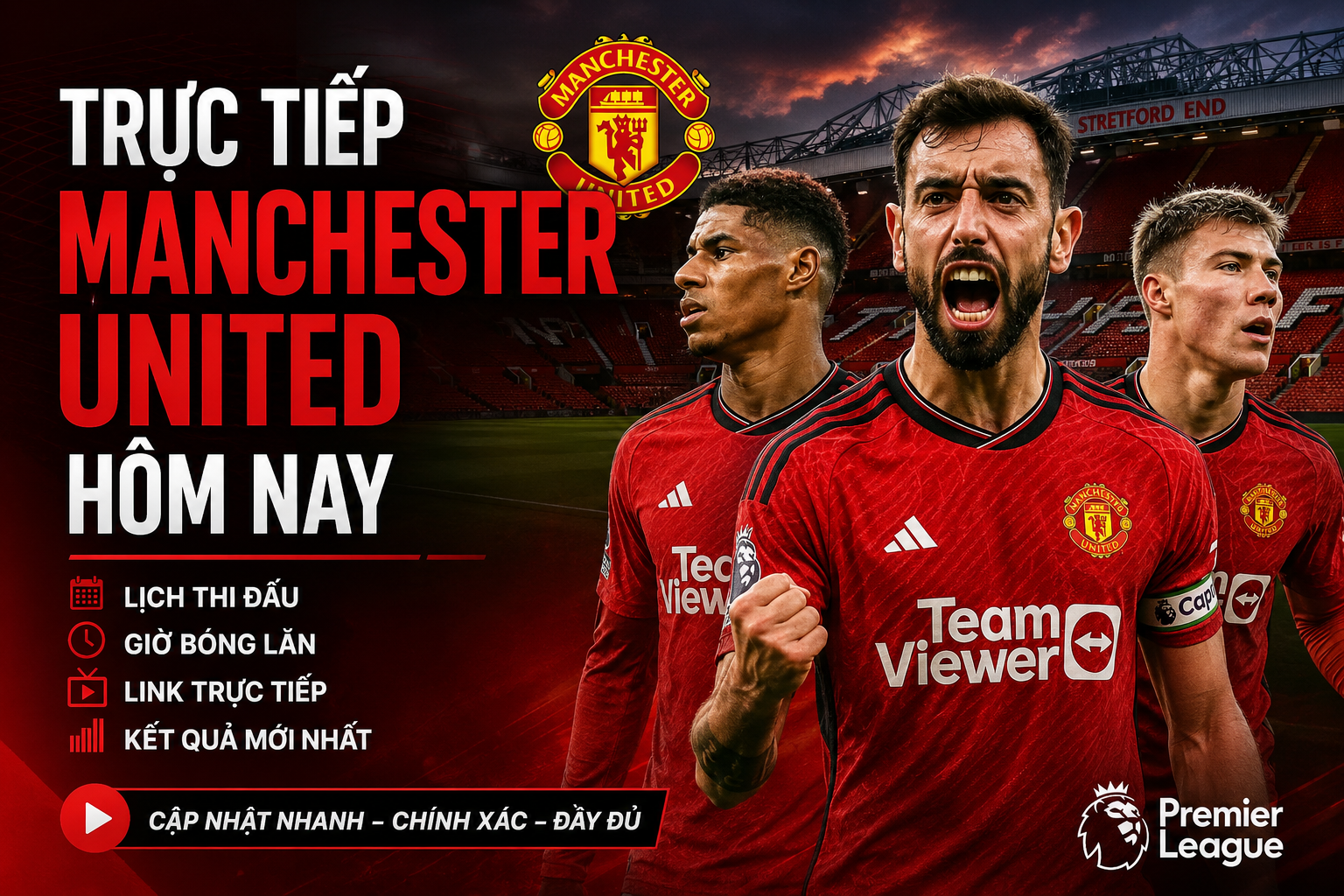 Trực Tiếp Manchester United Hôm Nay: Lịch MU Mới Nhất
