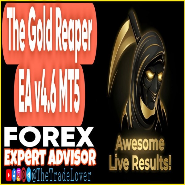 The Gold Reaper EA v4.6 MT5 (Works on Build 6061) | Forex Robot | MT5 Expert Advisor - The Trade Lovers
