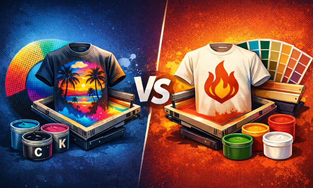 CMYK vs Spot Color Screen Printing: Run Size Guide 2026
