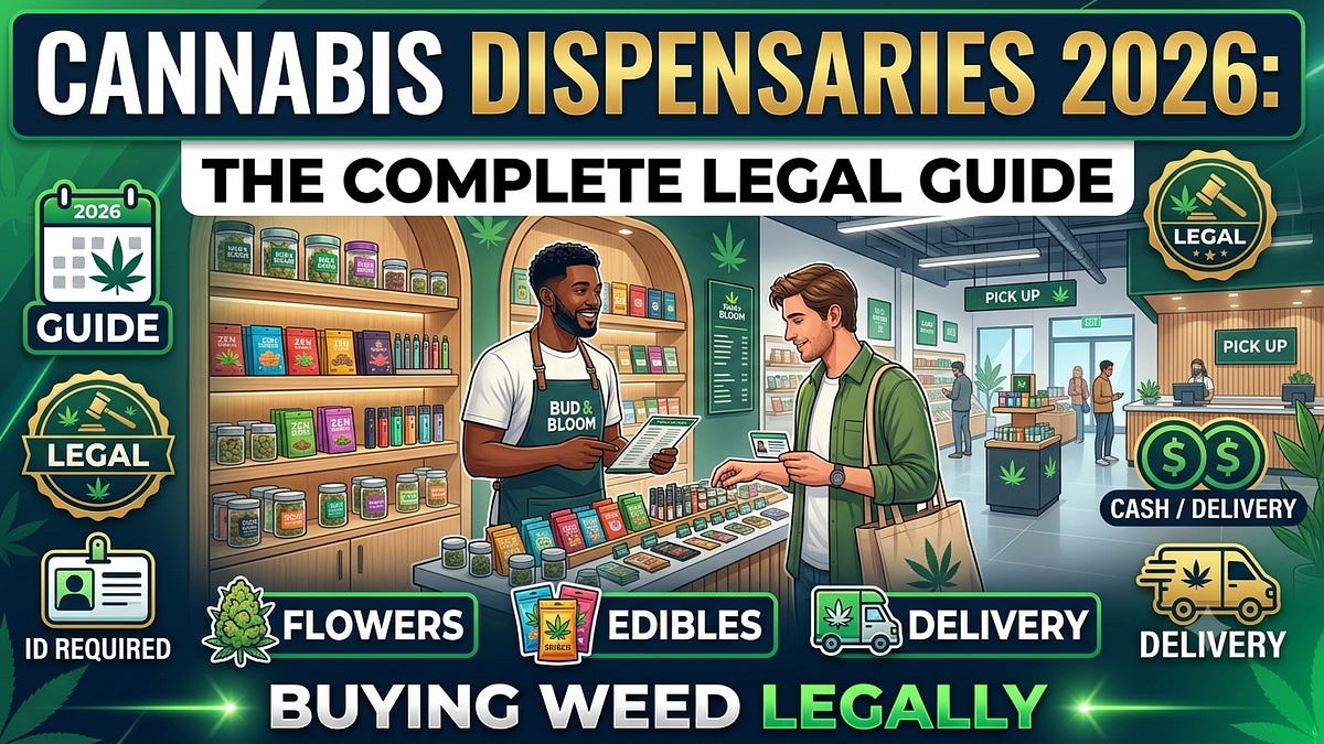 Recreational Cannabis Dispensaries in 2026: Your Complete Guide to Buying Weed Legally