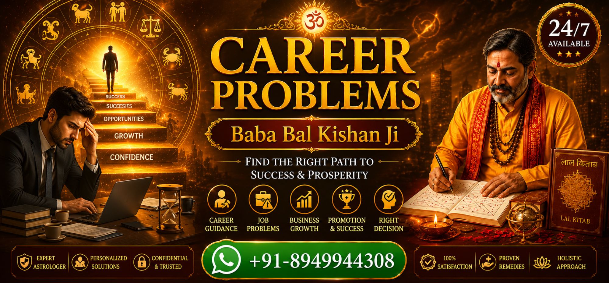 Career Guidance: Your Path to Success - Baba Bal Kishan Ji Astrology Services