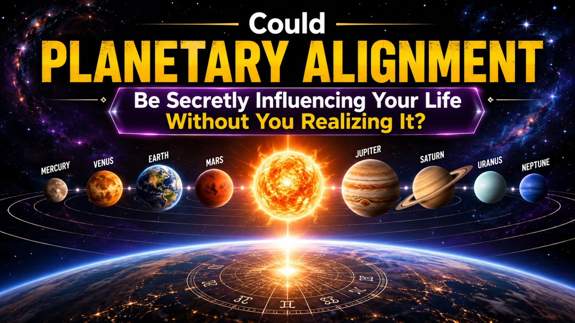Could Planetary Alignment Be Secretly Influencing Your Life Without You Realizing It? – ASTRYXIA