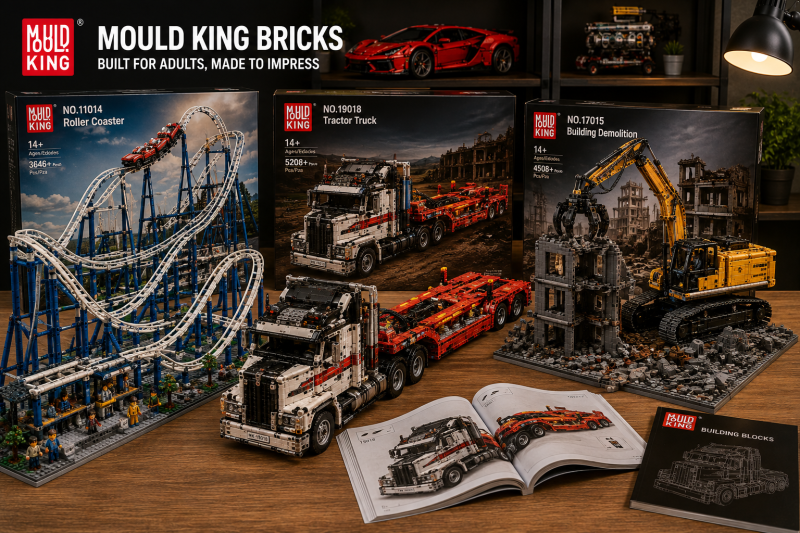 MouldKing Bricks: Roller Coasters, Tractor Trucks & Demolition Sets for Adult Hobbyists : blockbrickworl — LiveJournal