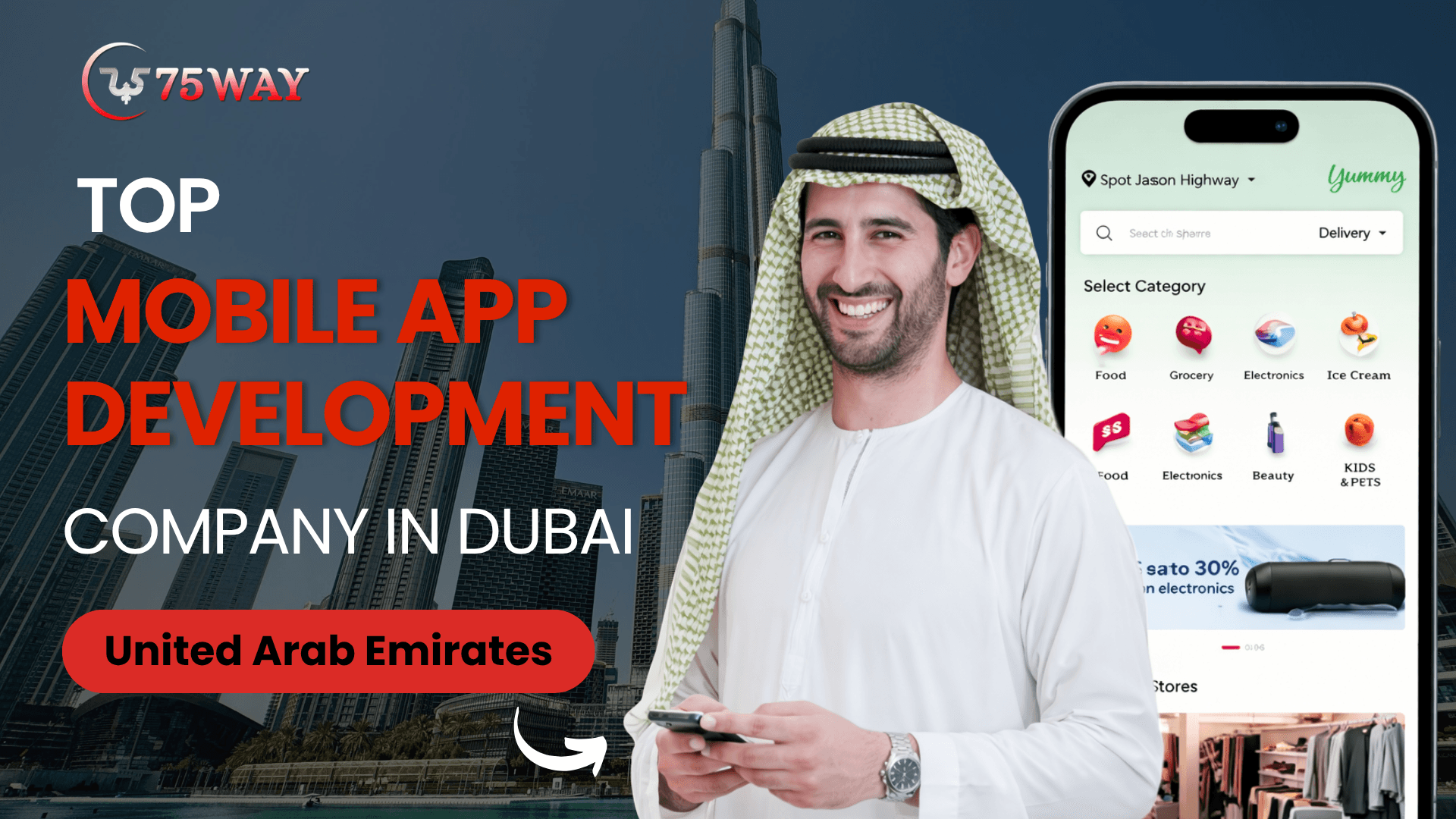 No.1 Mobile App Development Company Dubai UAE | 75way