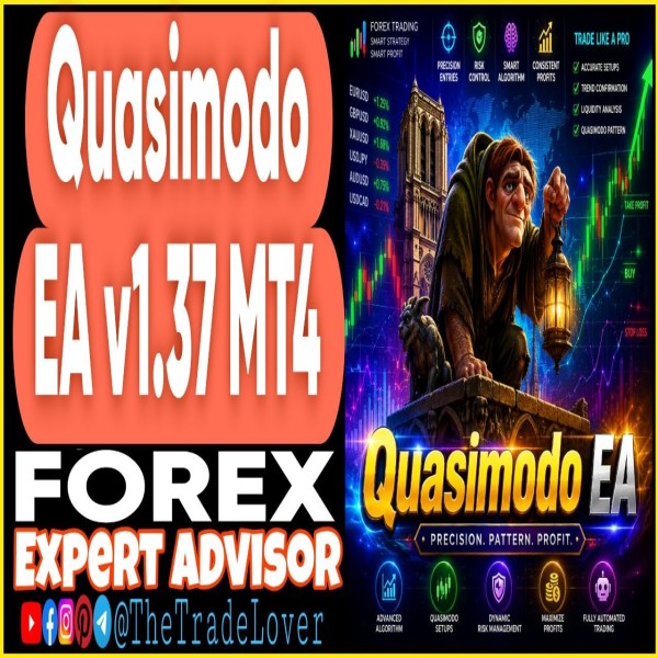 Quasimodo EA v1.37 MT4 (Works on Build 1471) | Forex Robot | MT4 Expert Advisor - The Trade Lovers