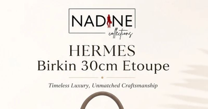 HERMES Birkin 30cm Etoupe