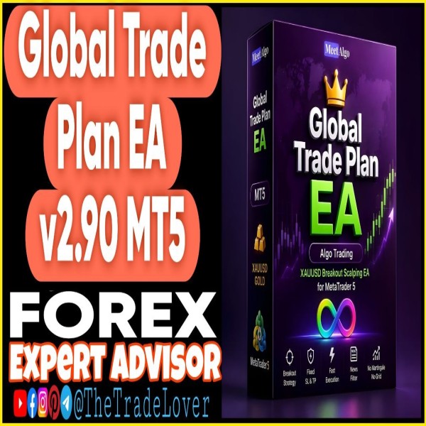 Global Trade Plan EA v2.90 MT5 (Works on Build 6061) | Forex Robot | MT5 Expert Advisor - The Trade Lovers