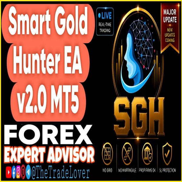Smart Gold Hunter EA v2.0 MT5 (Works on Build 6061) | Forex Robot | MT5 Expert Advisor - The Trade Lovers