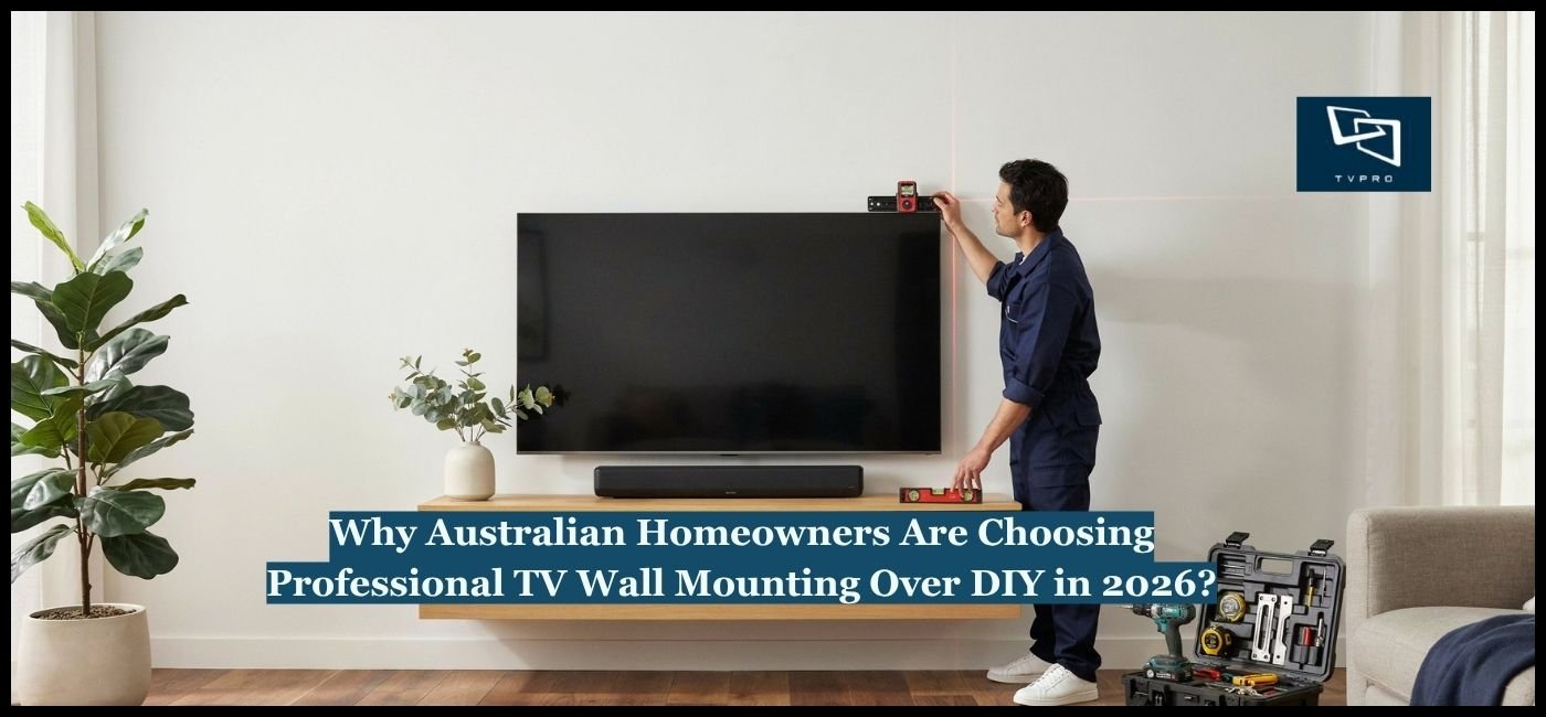 Professional TV Wall Mounting vs DIY Australia 2026
