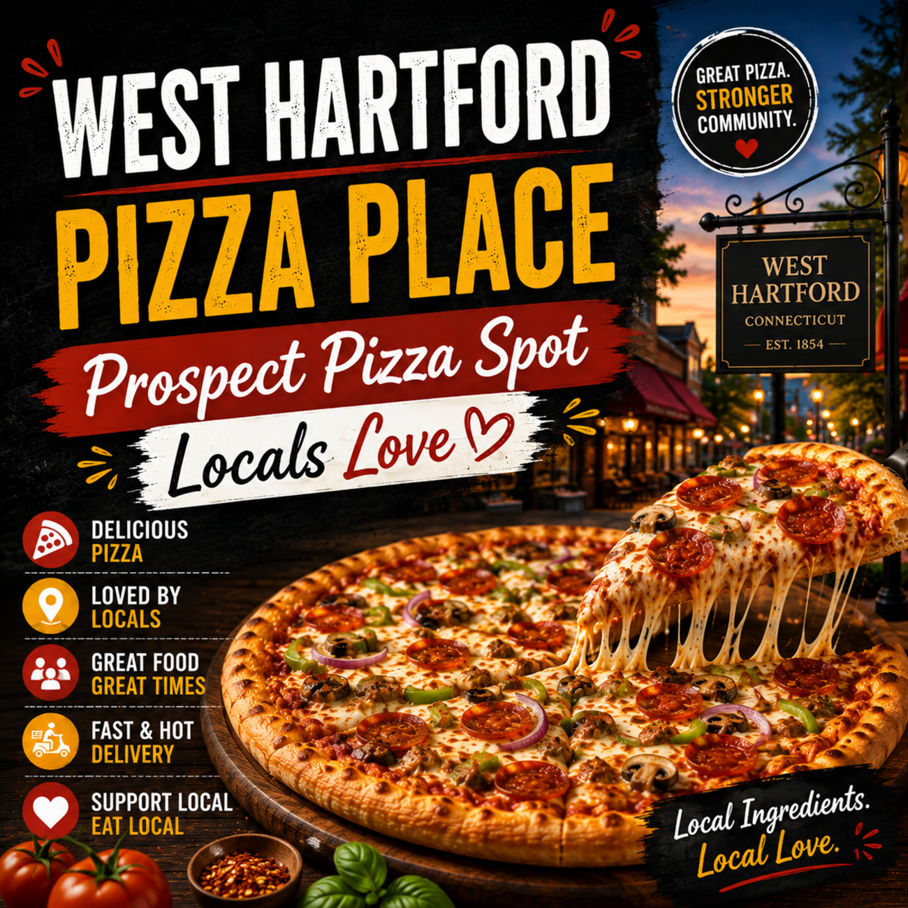 West Hartford Pizza Place: Prospect Pizza Spot Locals Love - Allhungryy’s diary