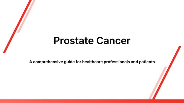 Prostate Cancer Treatment Options in the Philippines: What You Should Know | PDF