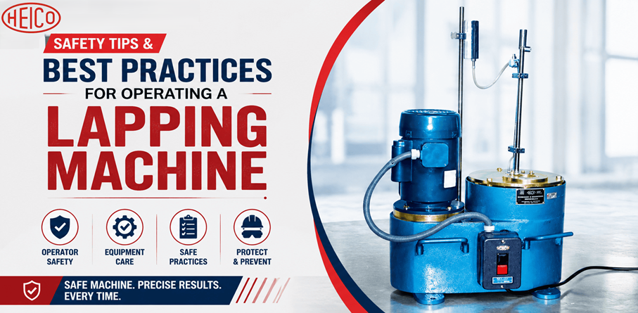 Safety Tips & Best Practices for Operating a Lapping Machine
