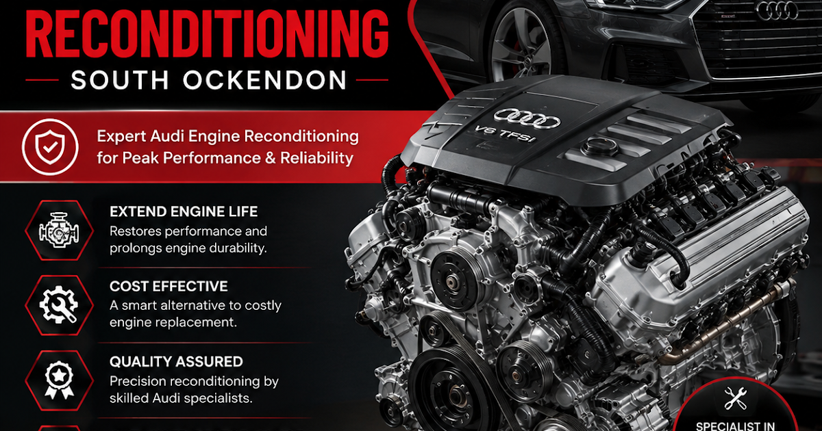 Audi Engine Reconditioning South Ockendon – Expert Care by All German Motors
