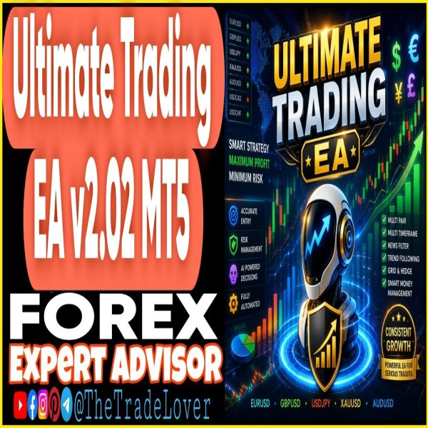 Ultimate Trading EA v2.02 MT5 (Works on Build 6061) | Forex Robot | MT5 Expert Advisor - The Trade Lovers