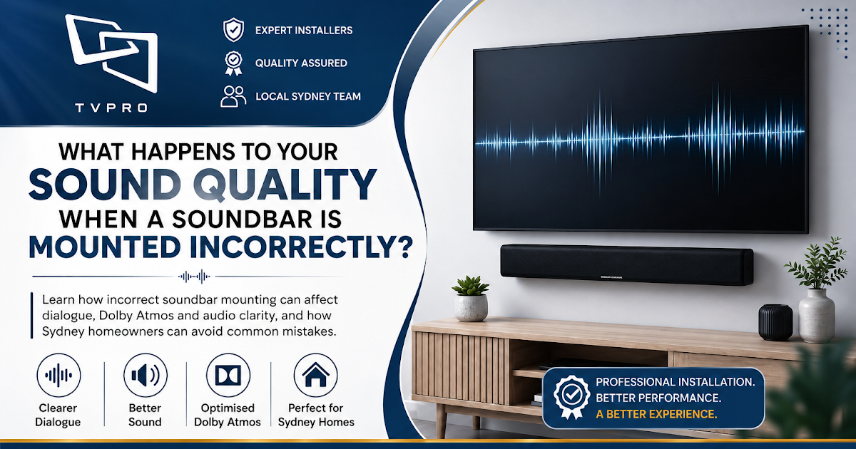What Happens to Your Sound Quality When a Soundbar Is Mounted Incorrectly?