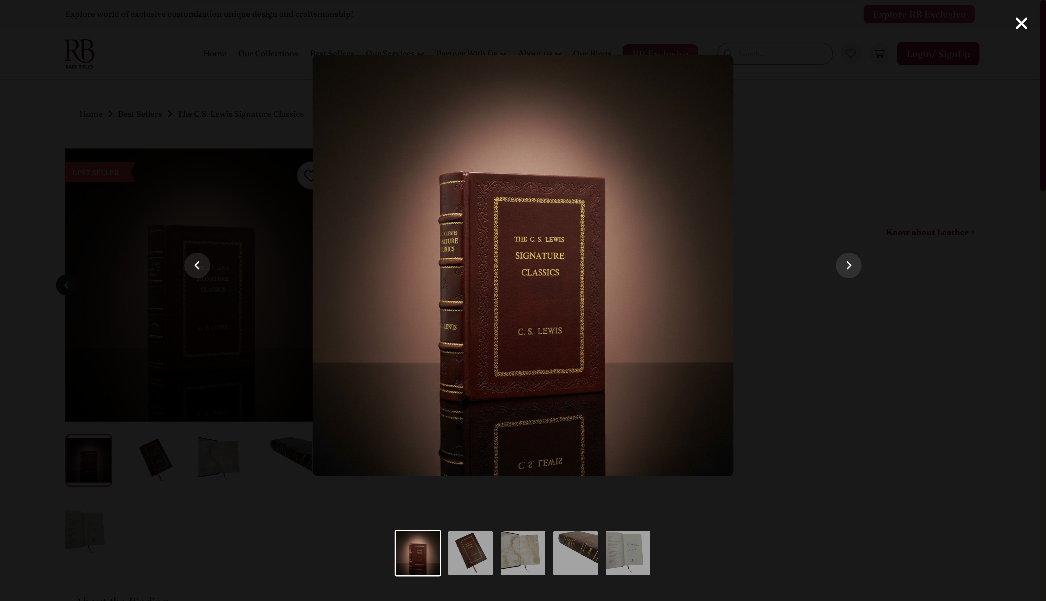 The C.S. Lewis Signature Classics – Leather Bound Edition – Rarebiblio – Premium Leather Bound Classic Books & Collector Editions