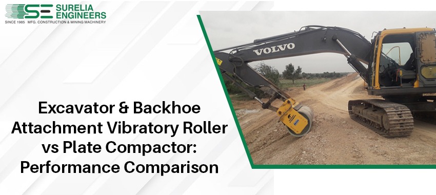 Excavator & Backhoe Attachment Vibratory Roller vs Plate Compactor
