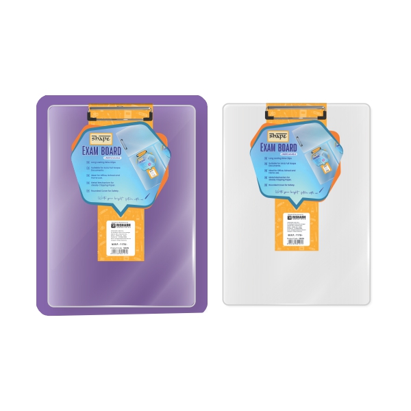 Transparent Exam Board | Unbreakable See-Through Exam Pad