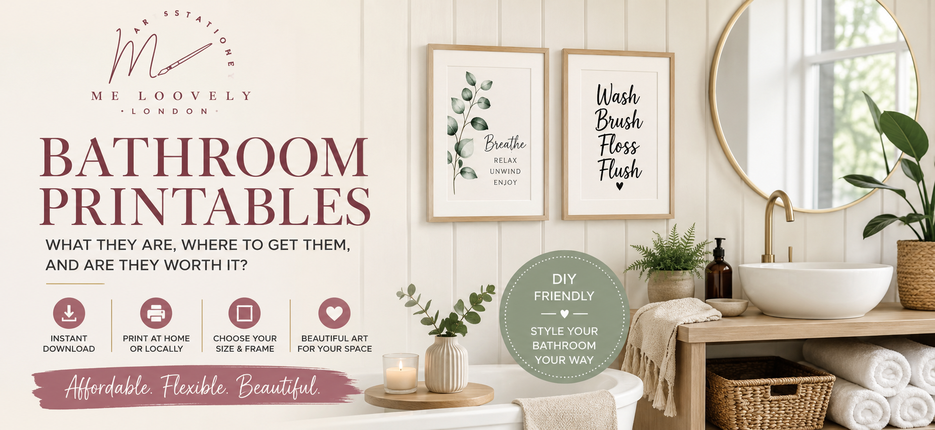 Bathroom Printables: Ideas, Tips & Buying Guide – Me Loovely