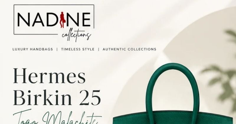 Hermes Birkin 25 Togo Malachite