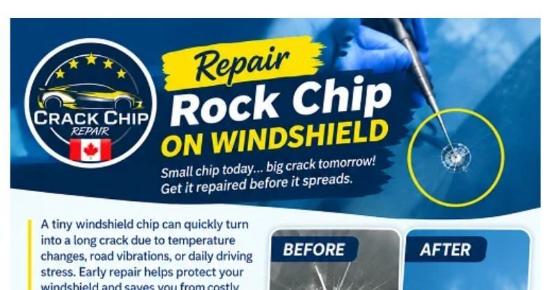 Repair Rock Chip On Windshield